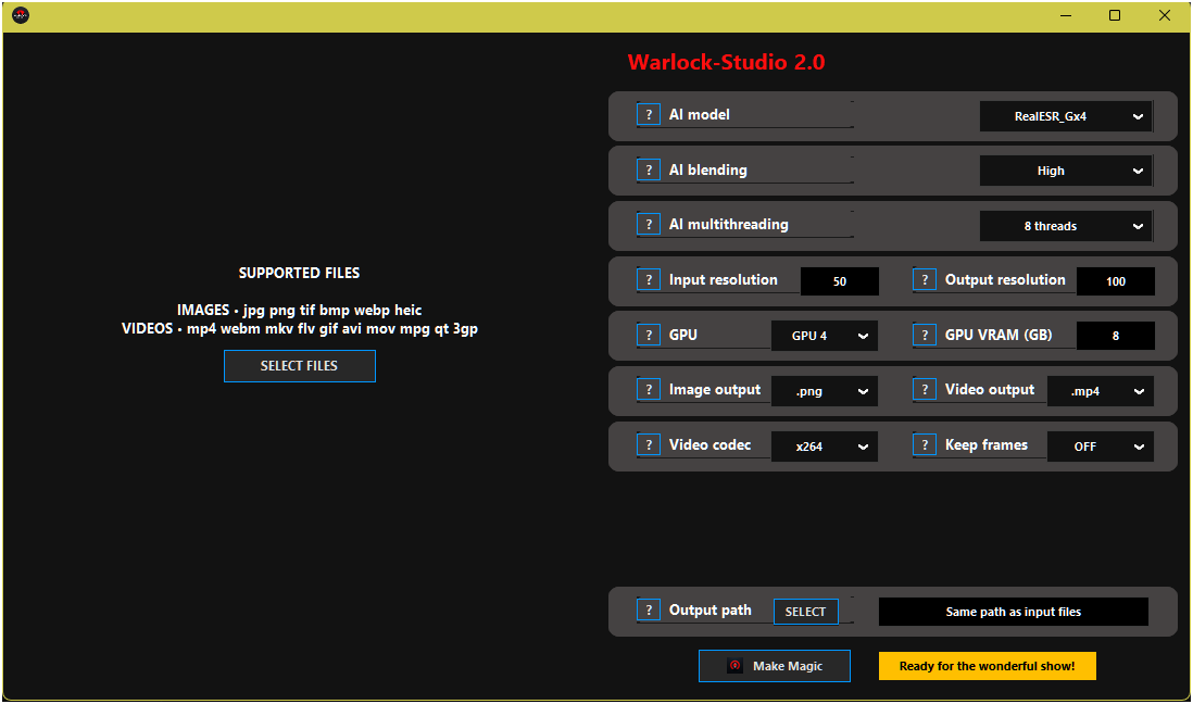 Screenshot of Warlock-Studio
