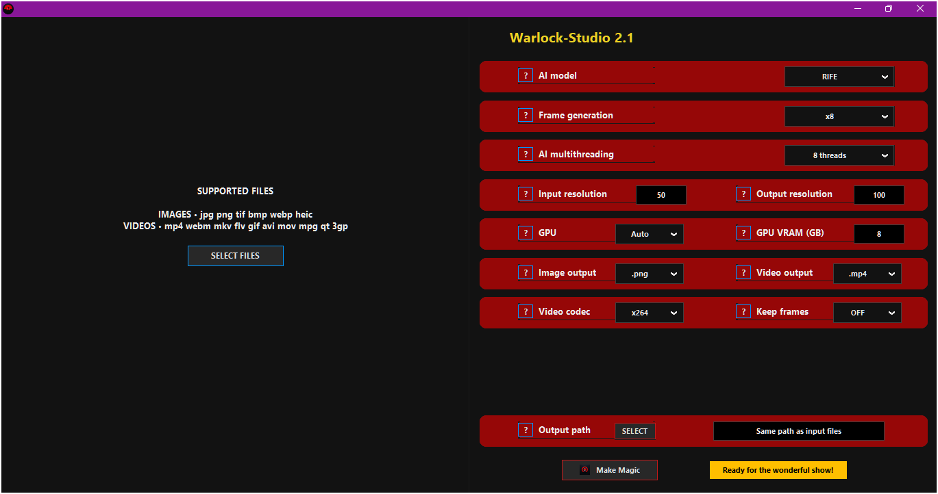Screenshot of Warlock-Studio