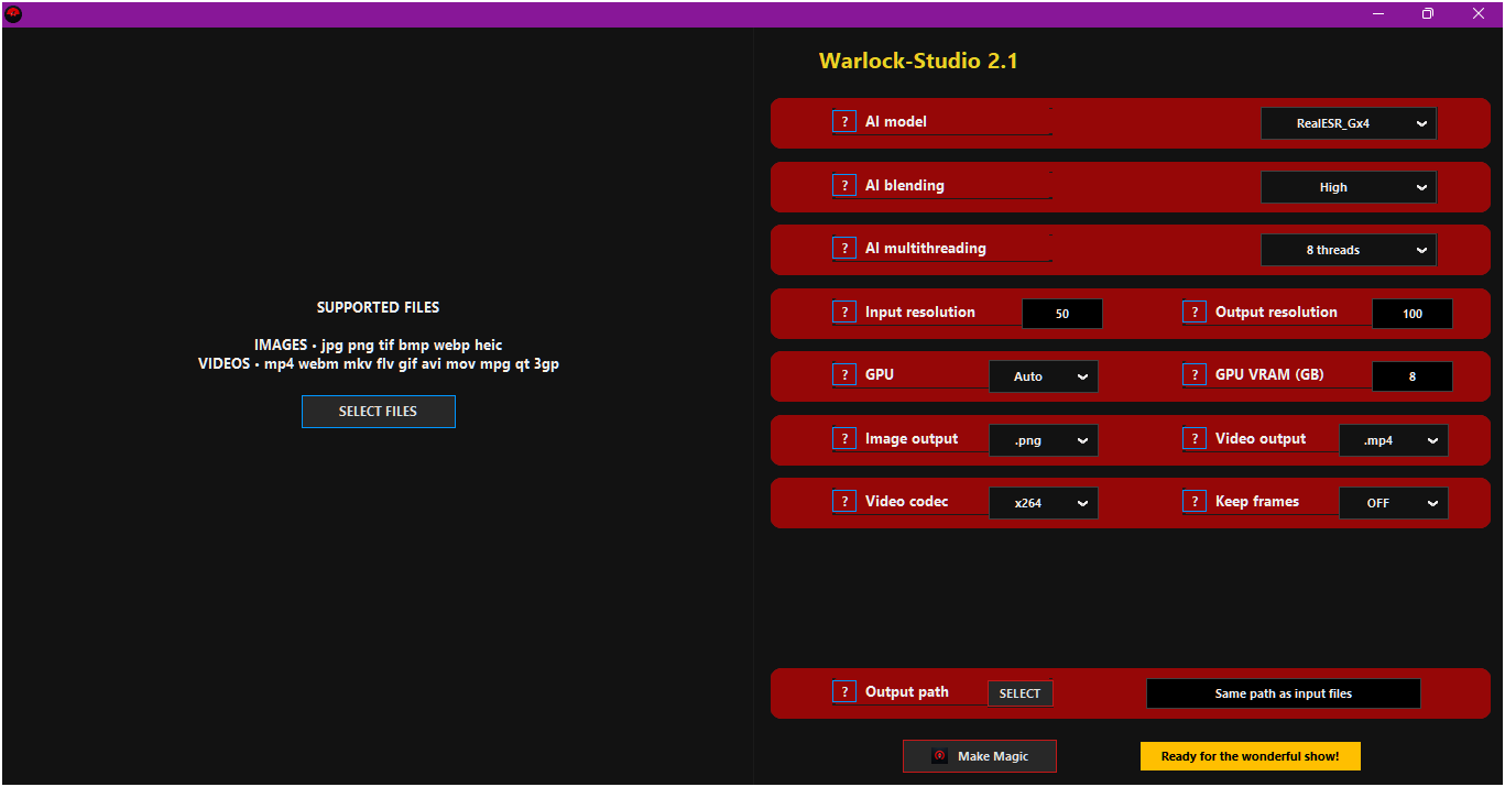 Screenshot of Warlock-Studio